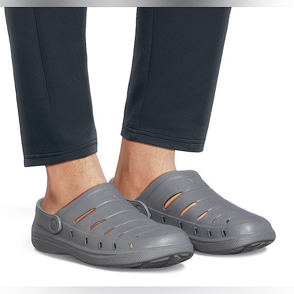 Rugged Shark Clogs MEN'S SIZE 9 Gray Sandals Waterproof Floatable NEW - Picture 6 of 7